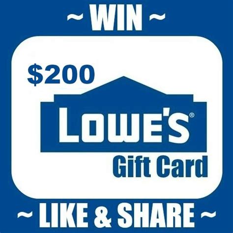 win lowes gift card|Win Truck or Lowe’s Gift Card! (45 Winners) .